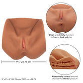 Stroke It Life Size Realistic Pussy Masturbator Brown Flesh Brown Assturbators